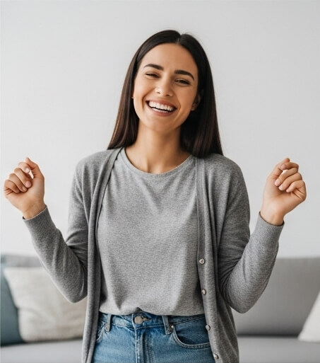 Women after treatment - Emergency dentist Borehamwood