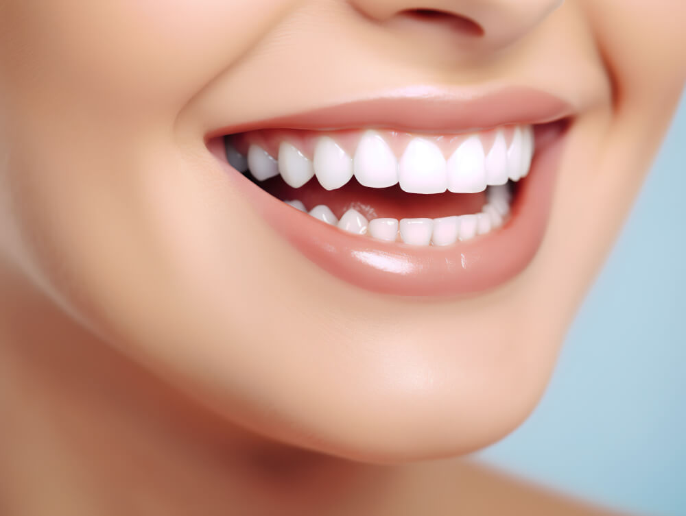 Friendly dentist speaking with patient